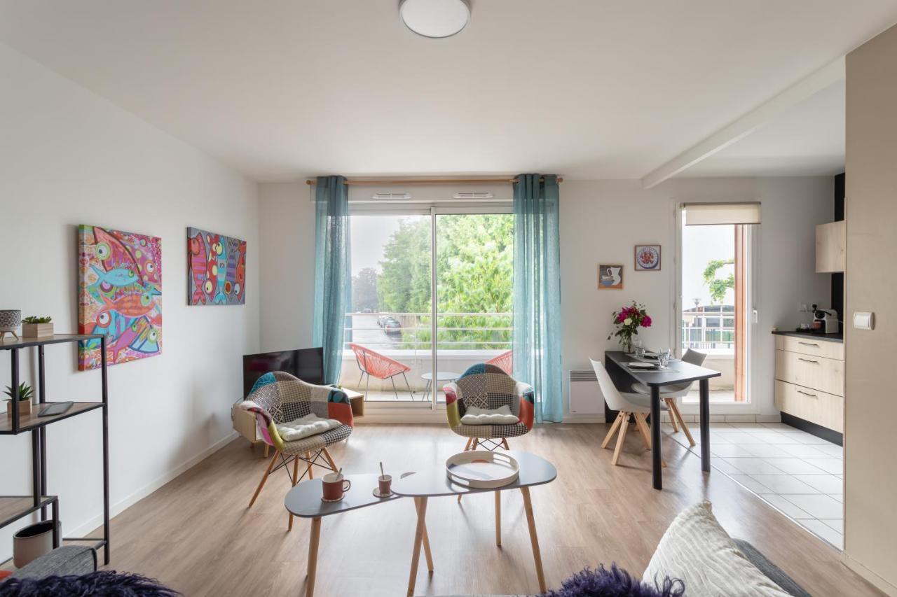 レンヌBahibe - Balcon Et Parking Au Calme Proche Gareアパートメント エクステリア 写真