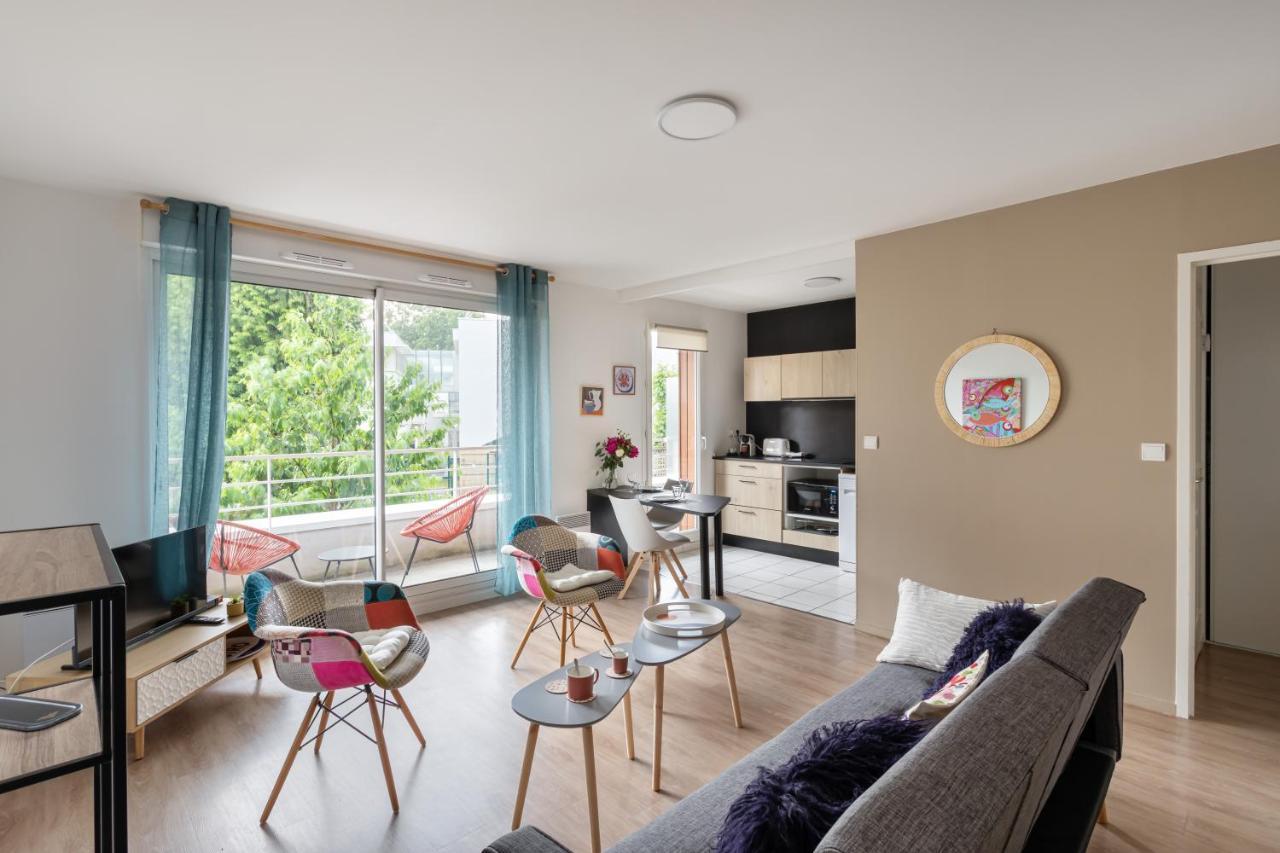 レンヌBahibe - Balcon Et Parking Au Calme Proche Gareアパートメント エクステリア 写真